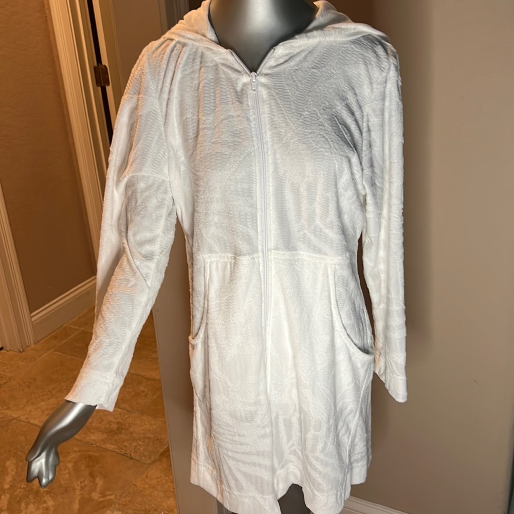 White swim cover-up from JValdi. NWT